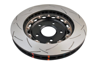 DBA 05-12 Corvette C6 w/Z51 pkg Front Slotted 5000 Series 2 Piece Rotor Assembled w/ Black Hat - Brakes Rotors & Pads