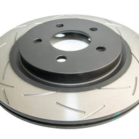 DBA 05-13 Ford Mustang GT/V6 Rear Slotted 4000 Series Rotor - Brakes Rotors & Pads