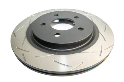 DBA 05-13 Ford Mustang GT/V6 Rear Slotted 4000 Series Rotor - Brakes Rotors & Pads