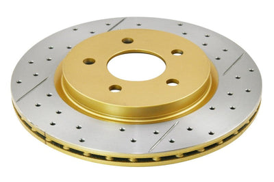 DBA 05-14 Ford Mustang GT Rear Drilled & Slotted Street Series Rotor - Brakes Rotors Pads