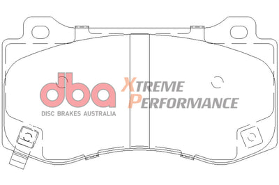 DBA 06-07 Dodge Magnum SRT8 / 06-09 Challenger SP500 Front Brake Pads - Brakes Rotors &