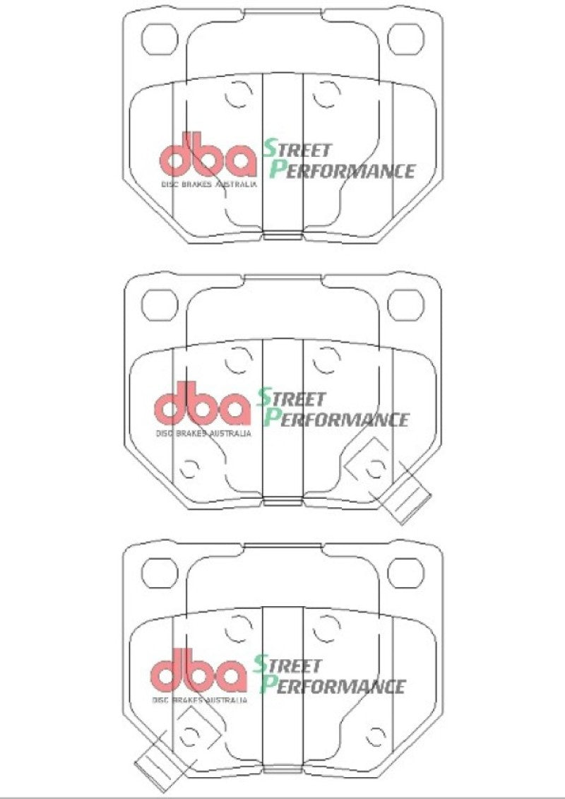 DBA 06-07 Subaru WRX SP500 Rear Brake Pads - Brakes Rotors &