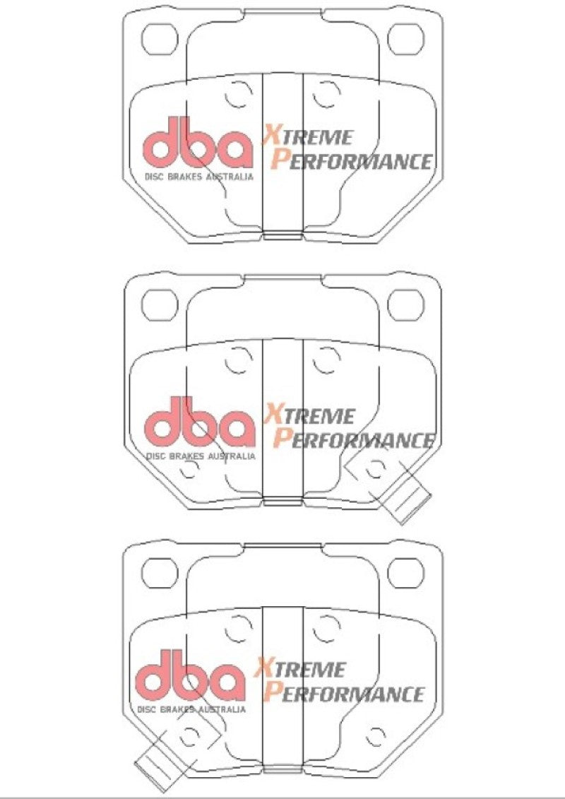 DBA 06-07 Subaru WRX XP650 Rear Brake Pads - Brakes Rotors &