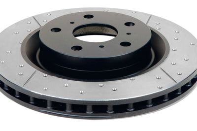 DBA 06-12 Chevrolet Corvette Z06 Rear Drilled & Slotted Street Series Rotor - Brakes Rotors Pads