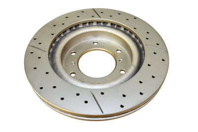 DBA 06-13 Mini Cooper R56 Front Slotted & Drilled Street Gold Series Rotor - Brakes Rotors Pads