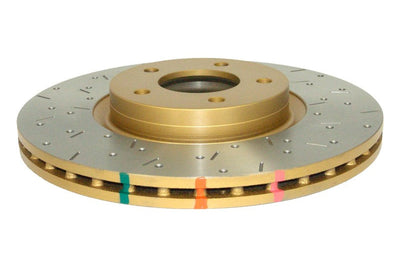 DBA 06+ MazdaSpeed3 Front Drilled & Slotted 4000 Series Rotor - Brakes Rotors Pads