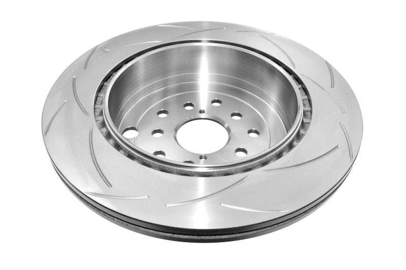 DBA 08-10 STi/2017 BRZ w/Perf. Pkg. Dual Drilled Rear Slotted Street Series Rotor - Brakes Rotors & Pads