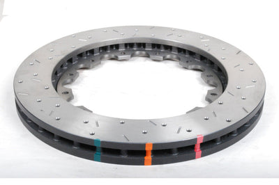 DBA 09 + Nissan GTR R-35 Front Drilled & Slotted 5000 Series Brembo Only Replacement Disc (No hardwar - Brakes Rotors