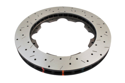 DBA 09 + Nissan GTR Rear Drilled & Slotted 5000 Series Brembo Direct Replacement Rotor - Brakes Rotors Pads