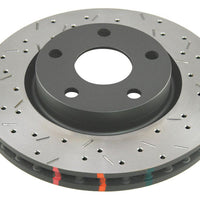 DBA 11-14 Ford Mustang GT (w/Standard Brakes) 3.7L Front Drill & Slot Street Series Rotor w/Blk Hat - Brakes Rotors Pads