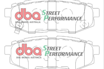 DBA 11 + Subaru Legacy GT SP500 Rear Brake Pads - Brakes Rotors &