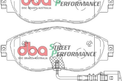 DBA 13-21 Volkswagen Golf R (MK7) SP Performance Front Brake Pads - Brakes Rotors &