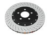 DBA 19 + Chevrolet Camaro ZL1 (w/ M6 Nuts) 5000 Series Cross Drilled & Dimpled Brake Rotor - Brakes Rotors Pads