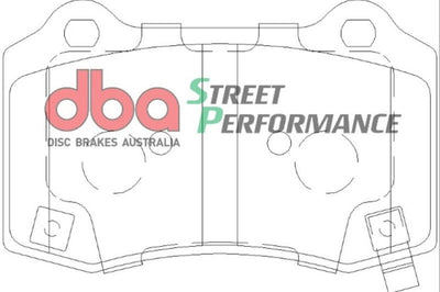 DBA 2010 Camaro SS SP500 Rear Brake Pads - Brakes Rotors &