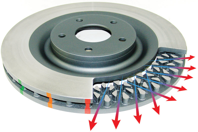 DBA 5000 Series Slotted Brake Rotor 355x32mm Brembo Replacement Ring - Brakes Rotors & Pads