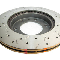 DBA 8/83-89 Toyota Land Cruiser Front Slotted & Cross Drilled 4000 XS Series Rotor - Brakes Rotors Pads