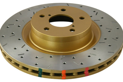 DBA 8/83-89 Toyota Land Cruiser Front Slotted & Cross Drilled 4000 XS Series Rotor - Brakes Rotors Pads