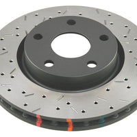 DBA 97-04 Corvette C5/C6 Rear Drilled & Slotted 4000 Series Rotor (w/ Black Hub) - Brakes Rotors Pads
