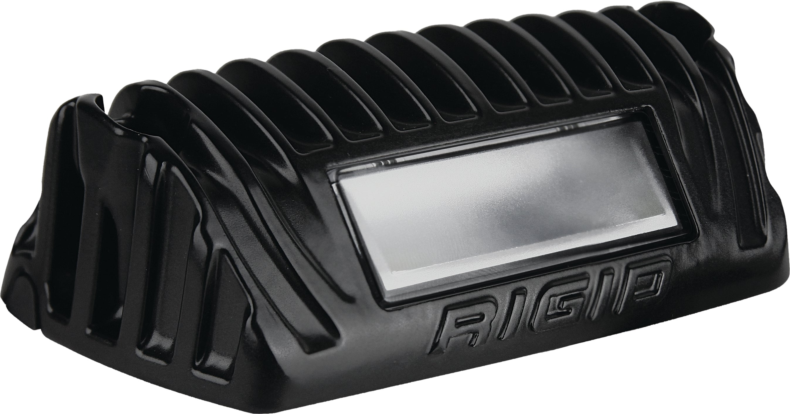 Rigid Dc Scene 1’’x2’’ Light Black W/white Leds - Atv Performance Products