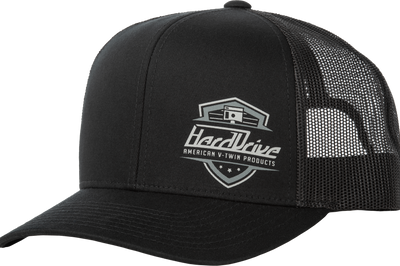 Harddrive Shield Hat Black Os