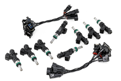 DeatschWerks 2015-2017 Dodge Charger/Challenger Hellcat 1100cc Top Feed Injectors (Set of 8) - Fuel Delivery