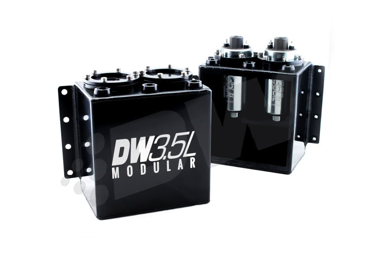 DeatschWerks 3.5L Modular Surge Tank (Fits 1-2 DW350iL Fuel Pumps - Not Included) - Delivery