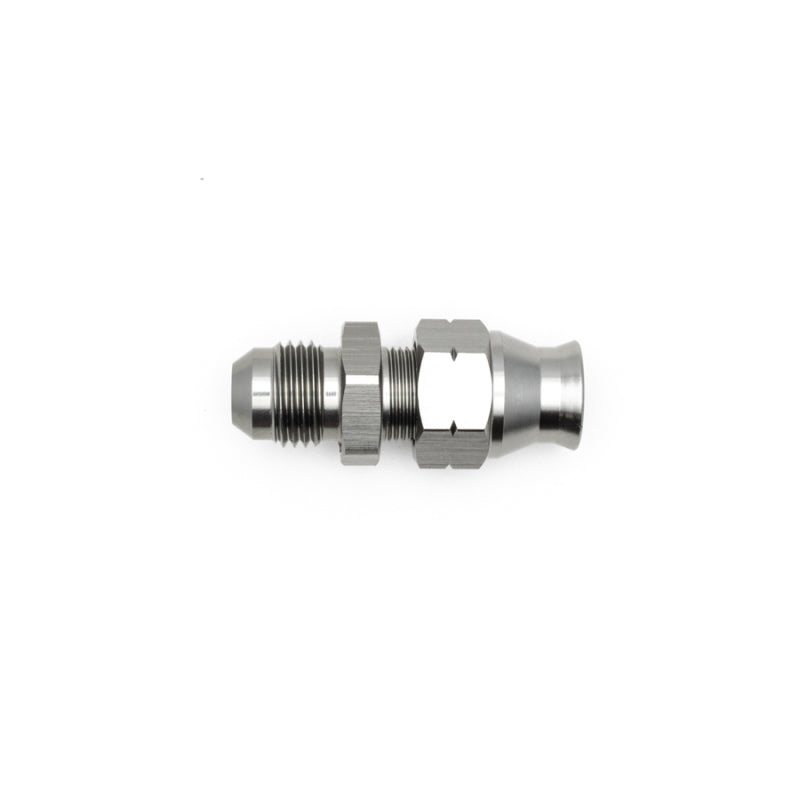 DeatschWerks 6AN Male Flare to 5/16in Hardline Compression Adapter (Incl. 1 Olive Insert) - Fuel Delivery