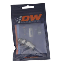 DeatschWerks 6AN Male Flare to 5/16in Hardline Compression Adapter (Incl. 1 Olive Insert) - Fuel Delivery