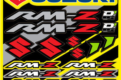 D-cor Decal Sheet Suzuki Rmz 12’’x18’’ - Offroad Collection