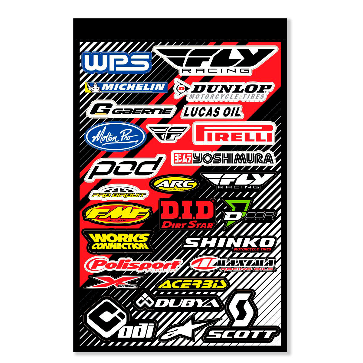 D-cor Decal Sheet Wps 4 Mil - Offroad Collection