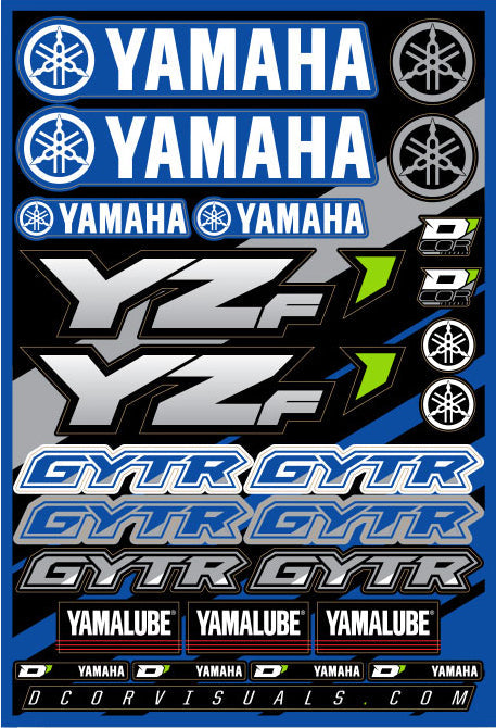 D-cor Decal Sheet Yamaha Yzf - Offroad Collection