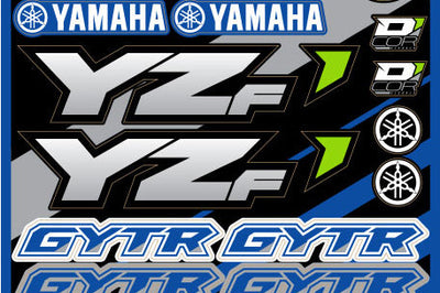 D-cor Decal Sheet Yamaha Yzf - Offroad Collection