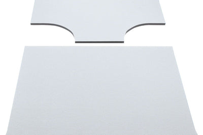 DEI 03-06 Jeep Wrangler TJ 2-Door w/Speaker Pods Boom Mat Headliner - 2 Piece - White - Roofs & Roof Accessories