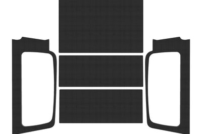 DEI 04-06 Jeep Wrangler LJ Unliminted Headliner Complete Kit - Black - Roofs & Roof Accessories