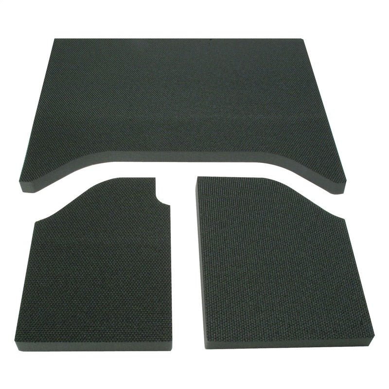 DEI 07-10 Jeep Wrangler JK 2-Door Boom Mat Headliner - 3 Piece - Black - Roofs & Roof Accessories