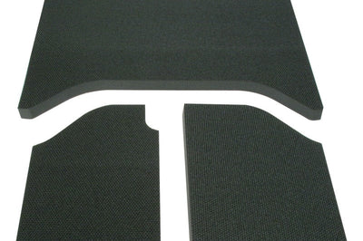 DEI 07-10 Jeep Wrangler JK 2-Door Boom Mat Headliner - 3 Piece - Black - Roofs & Roof Accessories