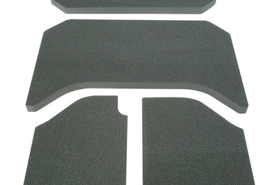 DEI 07-10 Jeep Wrangler JK 4-Door Boom Mat Headliner - 4 Piece - Black - Roofs & Roof Accessories