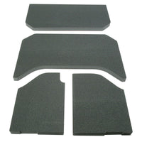 DEI 07-10 Jeep Wrangler JK 4-Door Boom Mat Headliner - 4 Piece - Black - Roofs & Roof Accessories