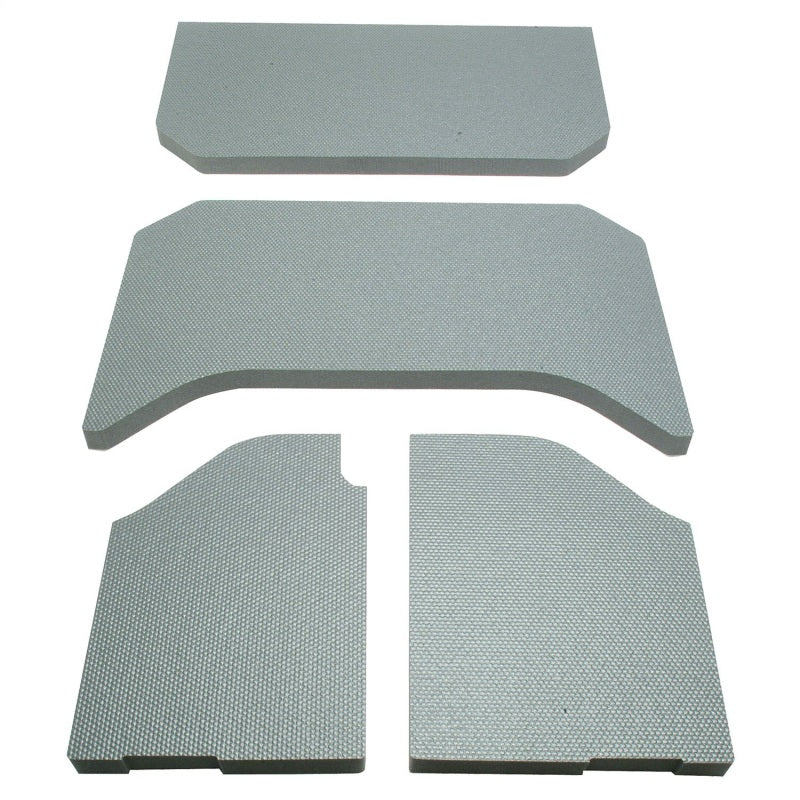 DEI 07-10 Jeep Wrangler JK 4-Door Boom Mat Headliner - 4 Piece - Gray - Roofs & Roof Accessories