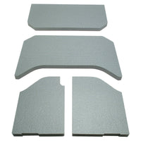 DEI 07-10 Jeep Wrangler JK 4-Door Boom Mat Headliner - 4 Piece - Gray - Roofs & Roof Accessories