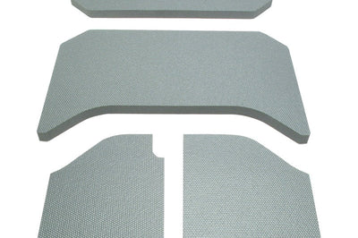 DEI 07-10 Jeep Wrangler JK 4-Door Boom Mat Headliner - 4 Piece - Gray - Roofs & Roof Accessories