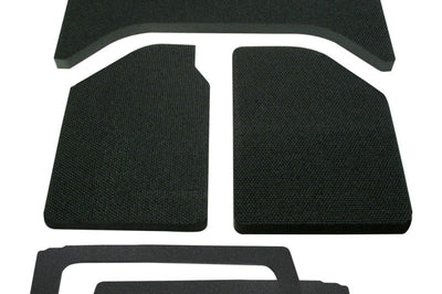 DEI 11-18 Jeep Wrangler JK 4-Door Boom Mat Complete Headliner Kit - 6 Piece - Black - Roofs & Roof Accessories