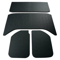 DEI 11-18 Jeep Wrangler JK 4-Door Boom Mat Headliner - 4 Piece - Black Leather Look - Roofs & Roof Accessories