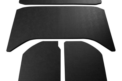 DEI 11-18 Jeep Wrangler JK 4-Door Boom Mat Headliner - 4 Piece - Black Leather Look - Roofs & Roof Accessories