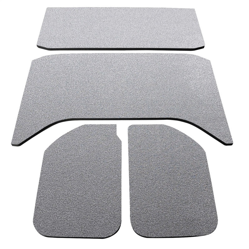 DEI 11-18 Jeep Wrangler JK 4-Door Boom Mat Headliner - 4 Piece - Gray - Roofs & Roof Accessories