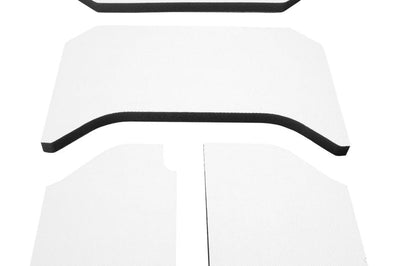 DEI 11-18 Jeep Wrangler JK 4-Door Boom Mat Headliner - 4 Piece - White - Roofs & Roof Accessories