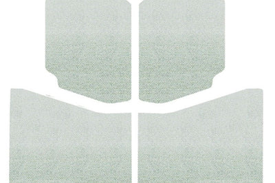 DEI 18-23 Jeep Wrangler JL 4-Door Boom Mat Complete Headliner Kit - 13 Piece - White - Roofs & Roof Accessories