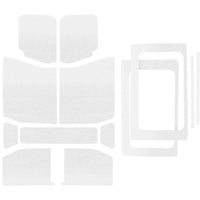 DEI 18-23 Jeep Wrangler JL 4-Door Boom Mat Complete Headliner Kit - 13 Piece - White - Roofs & Roof Accessories