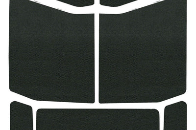 DEI 18-23 Jeep Wrangler JL 4-Door Boom Mat Headliner - 9 Piece - Black - Roofs & Roof Accessories