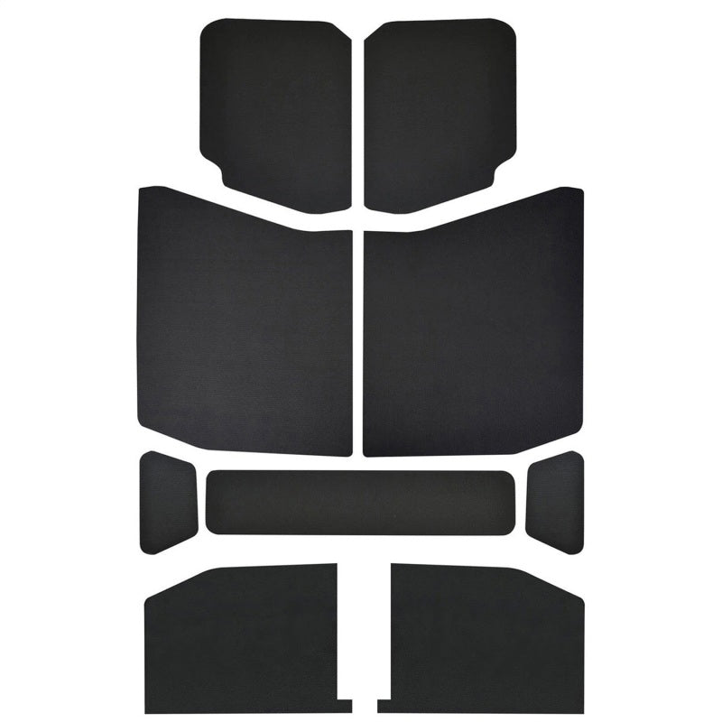 DEI 18-23 Jeep Wrangler JL 4-Door Boom Mat Headliner - 9 Piece - Black - Roofs & Roof Accessories